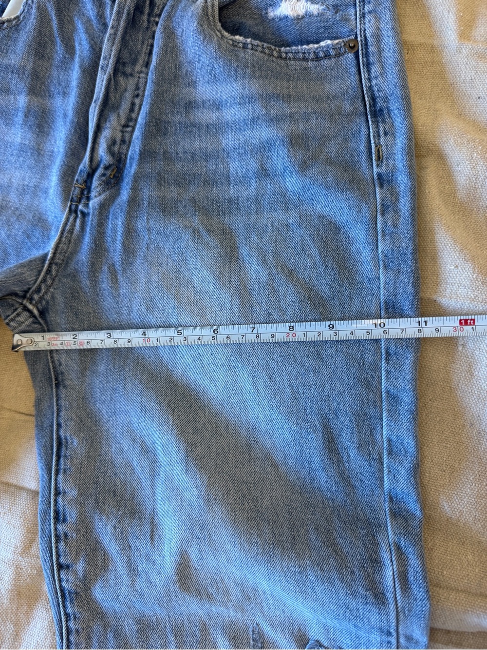 Pistola Cassie High Waist Ripped Crop Jeans Womens 27 Los Feliz Raw Hem Straight - Picture 9 of 14